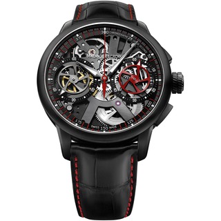 Maurice Lacroix Masterpiece Le Chronographe Squelette Black PVD Steel-MP7128-SS001-300